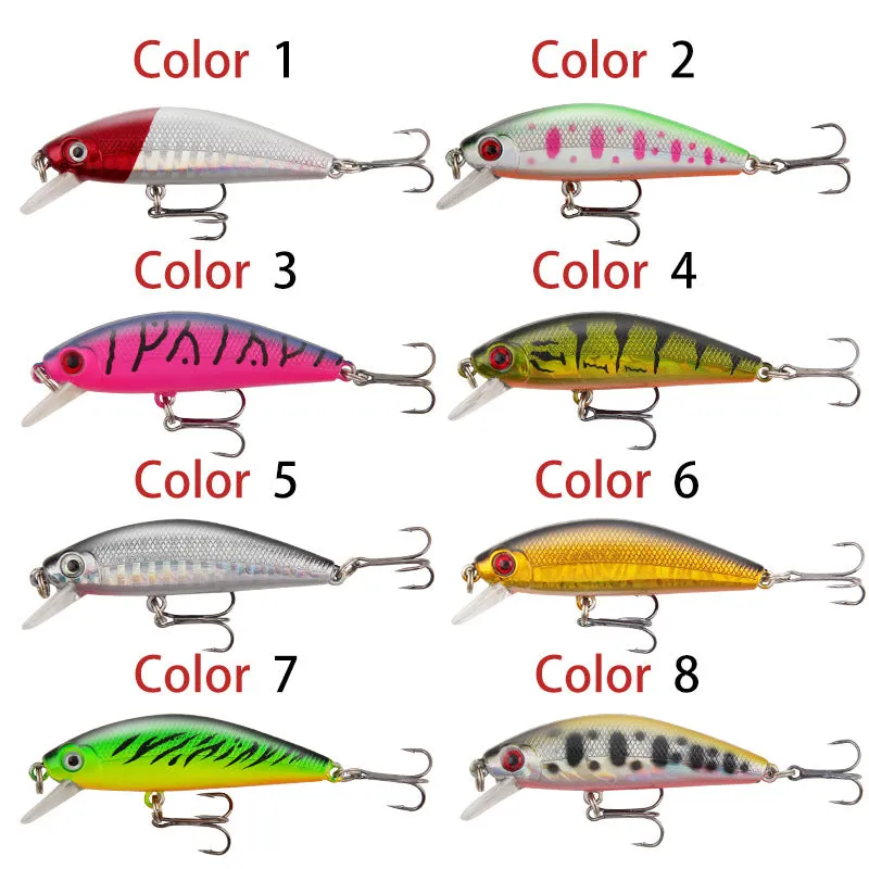 2pcs Lure Mino Five Mesh Submerged Tossing Type Snakehead Fishing Gear 6.6cm9.5g
