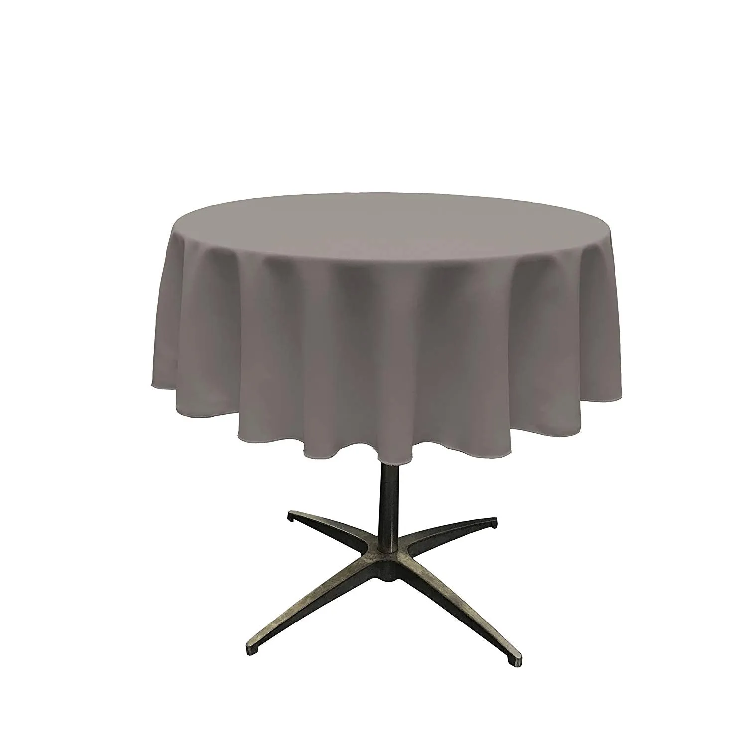 51" ROUND POLYESTER POPLIN TABLECLOTH