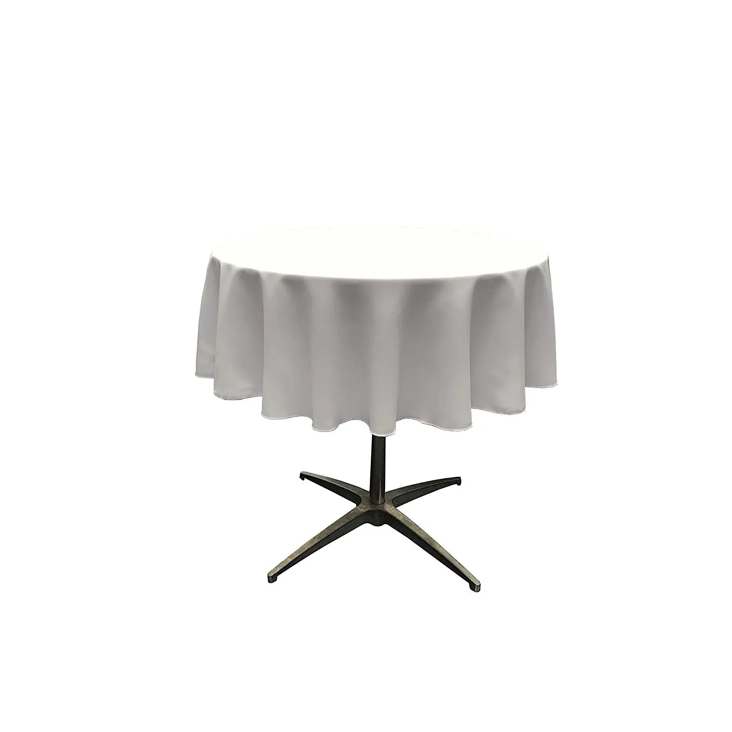 51" ROUND POLYESTER POPLIN TABLECLOTH