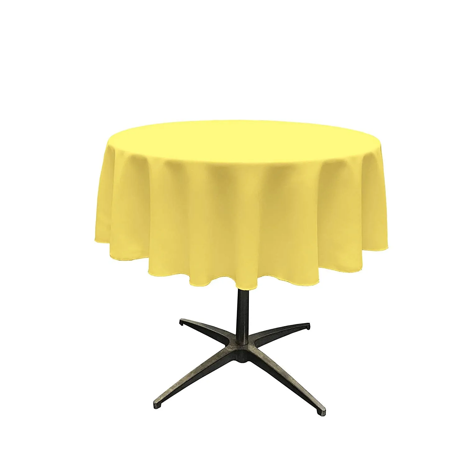 51" ROUND POLYESTER POPLIN TABLECLOTH