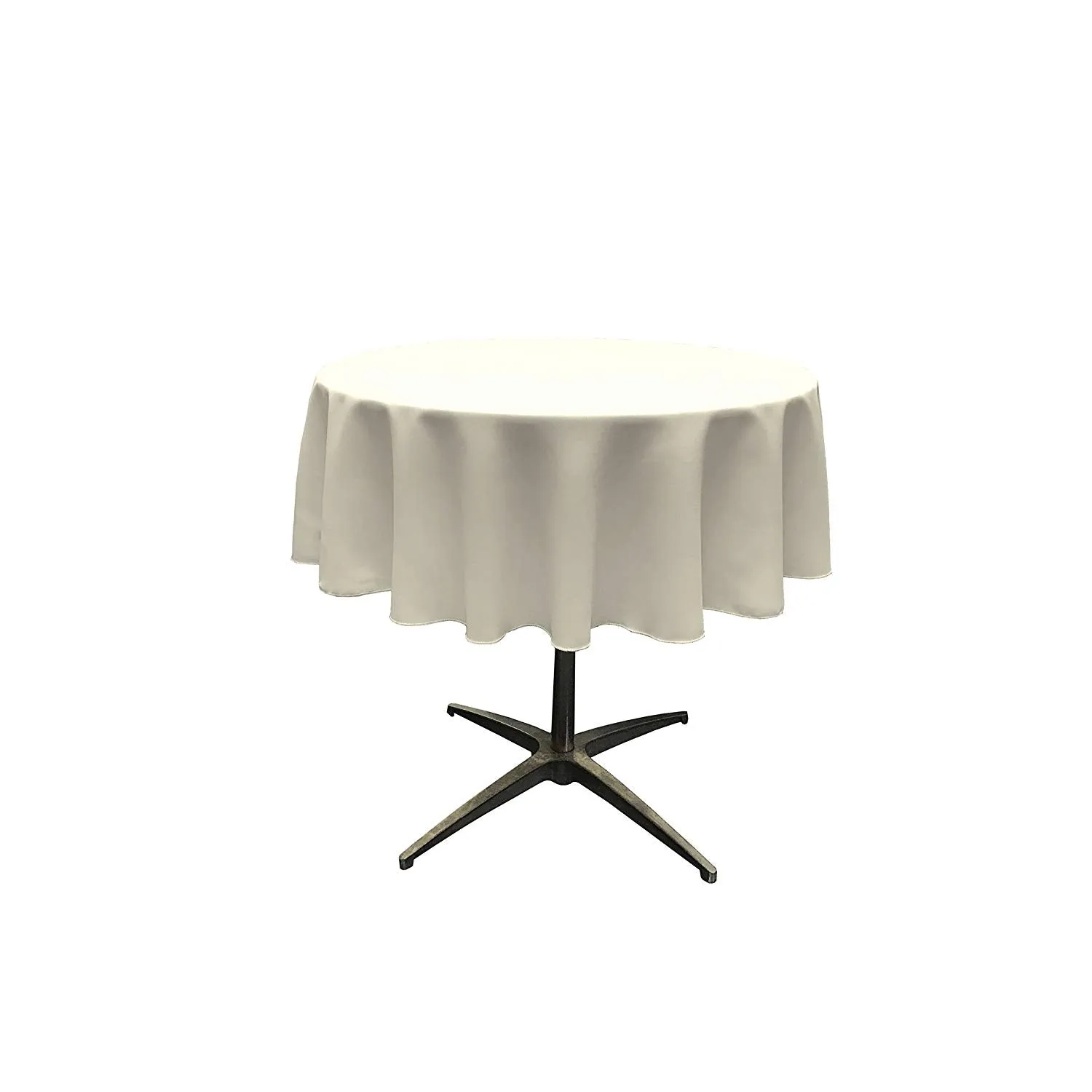51" ROUND POLYESTER POPLIN TABLECLOTH