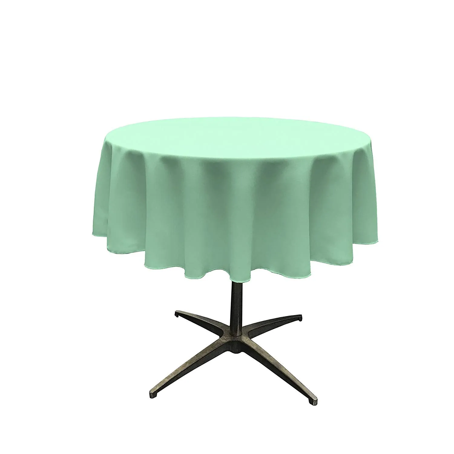 51" ROUND POLYESTER POPLIN TABLECLOTH