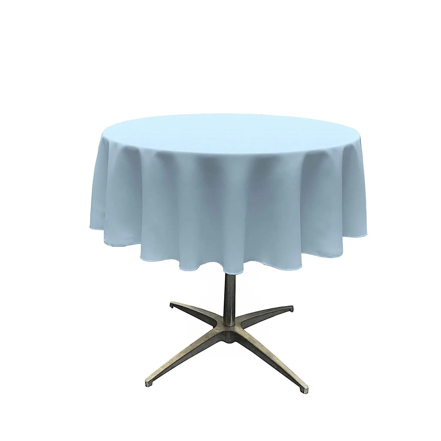 51" ROUND POLYESTER POPLIN TABLECLOTH