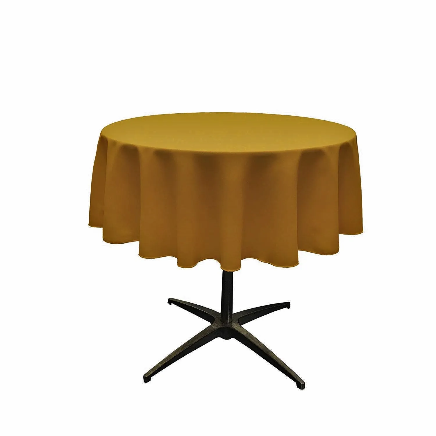51" ROUND POLYESTER POPLIN TABLECLOTH
