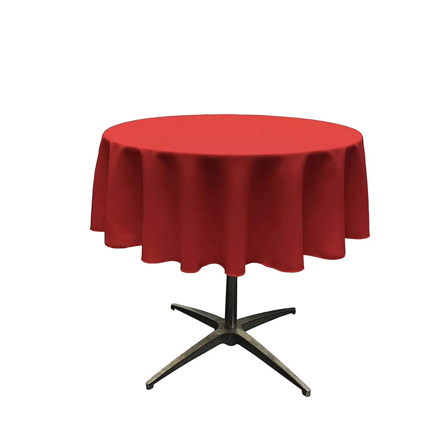 51" ROUND POLYESTER POPLIN TABLECLOTH