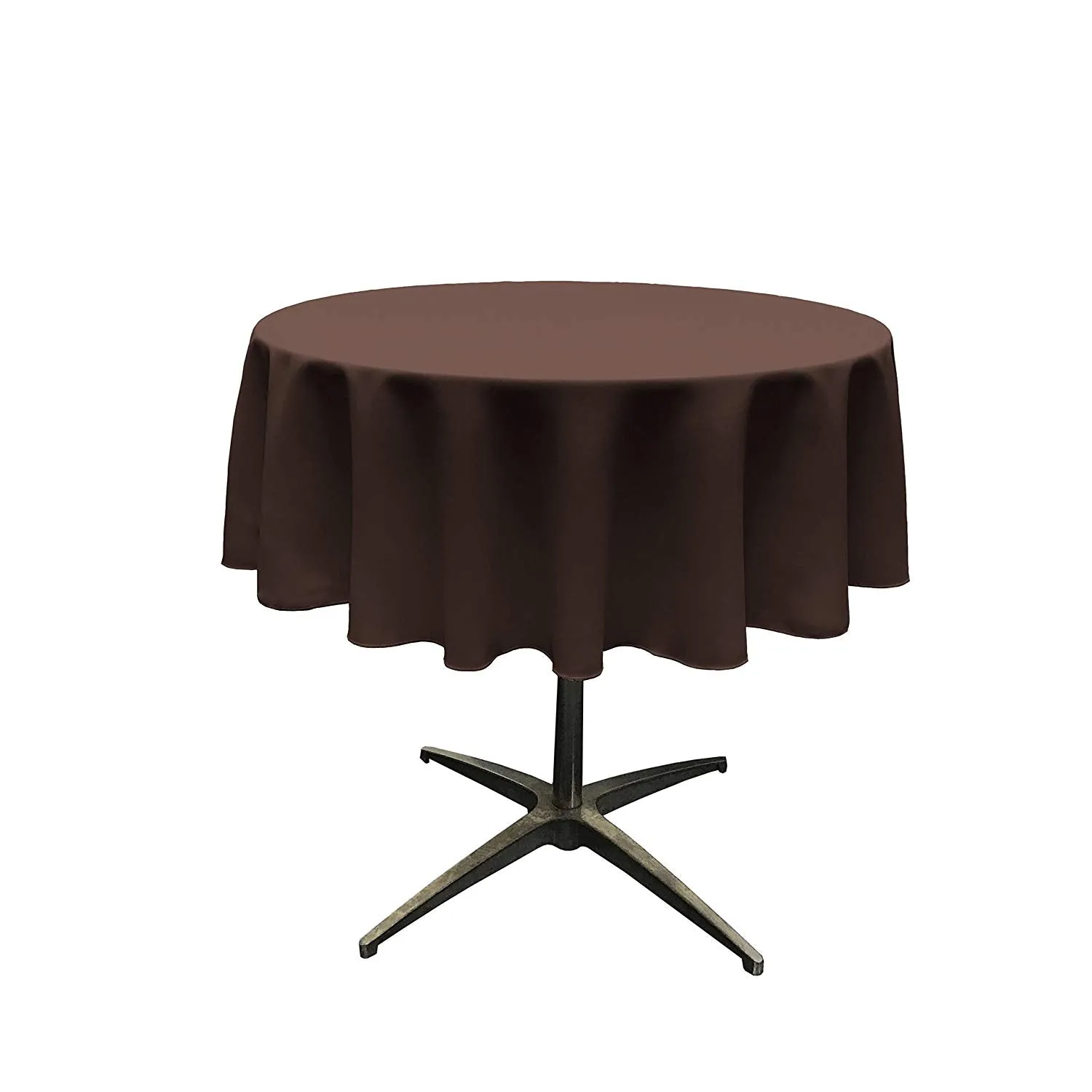 51" ROUND POLYESTER POPLIN TABLECLOTH