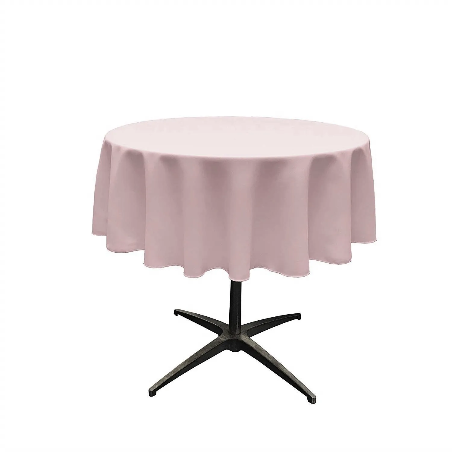 51" ROUND POLYESTER POPLIN TABLECLOTH