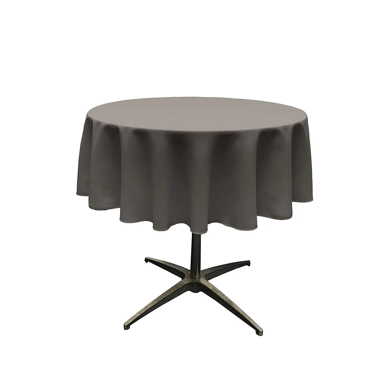 51" ROUND POLYESTER POPLIN TABLECLOTH