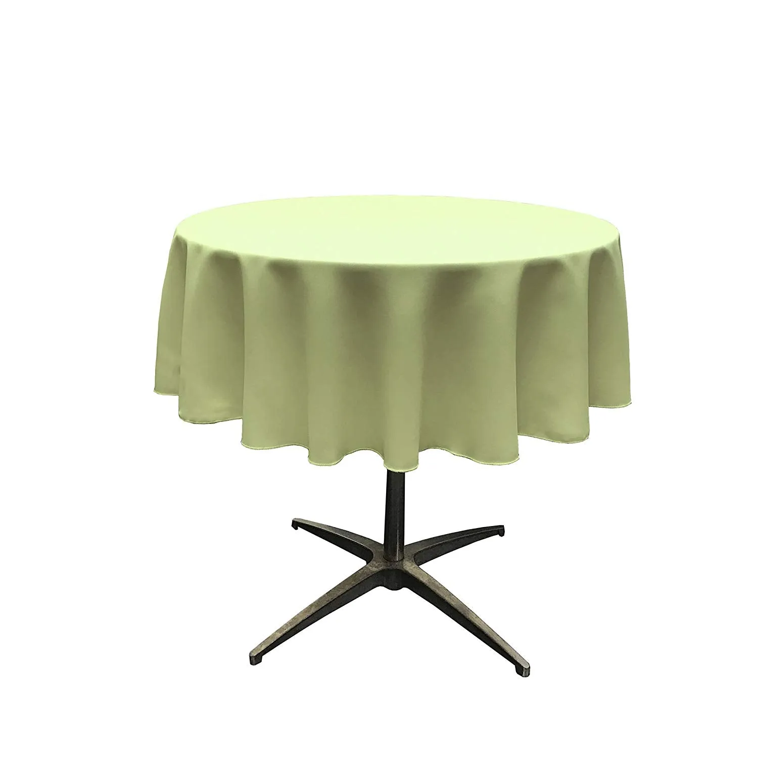 51" ROUND POLYESTER POPLIN TABLECLOTH