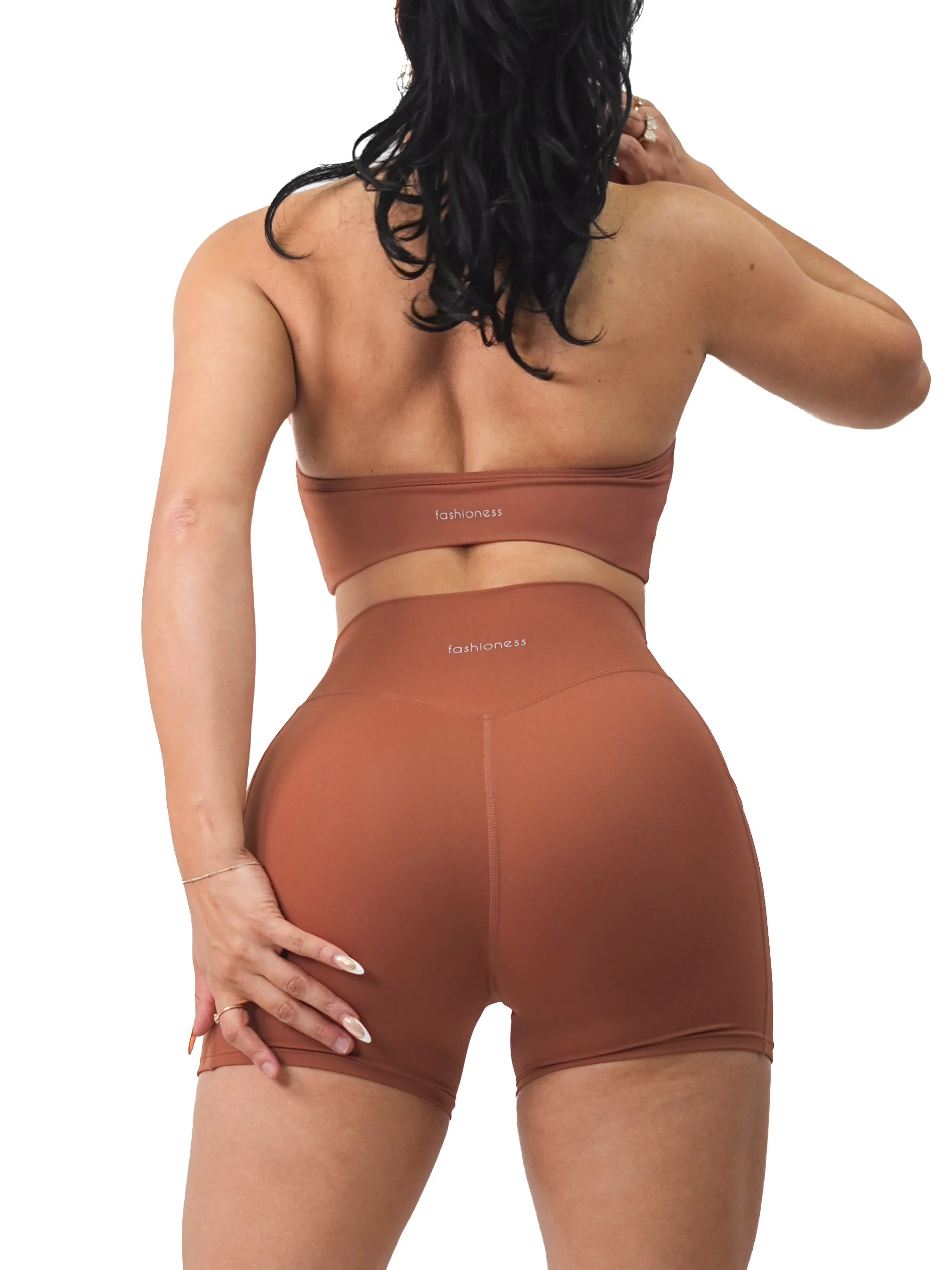 Adjustable Twist Sports Bra (Auburn)