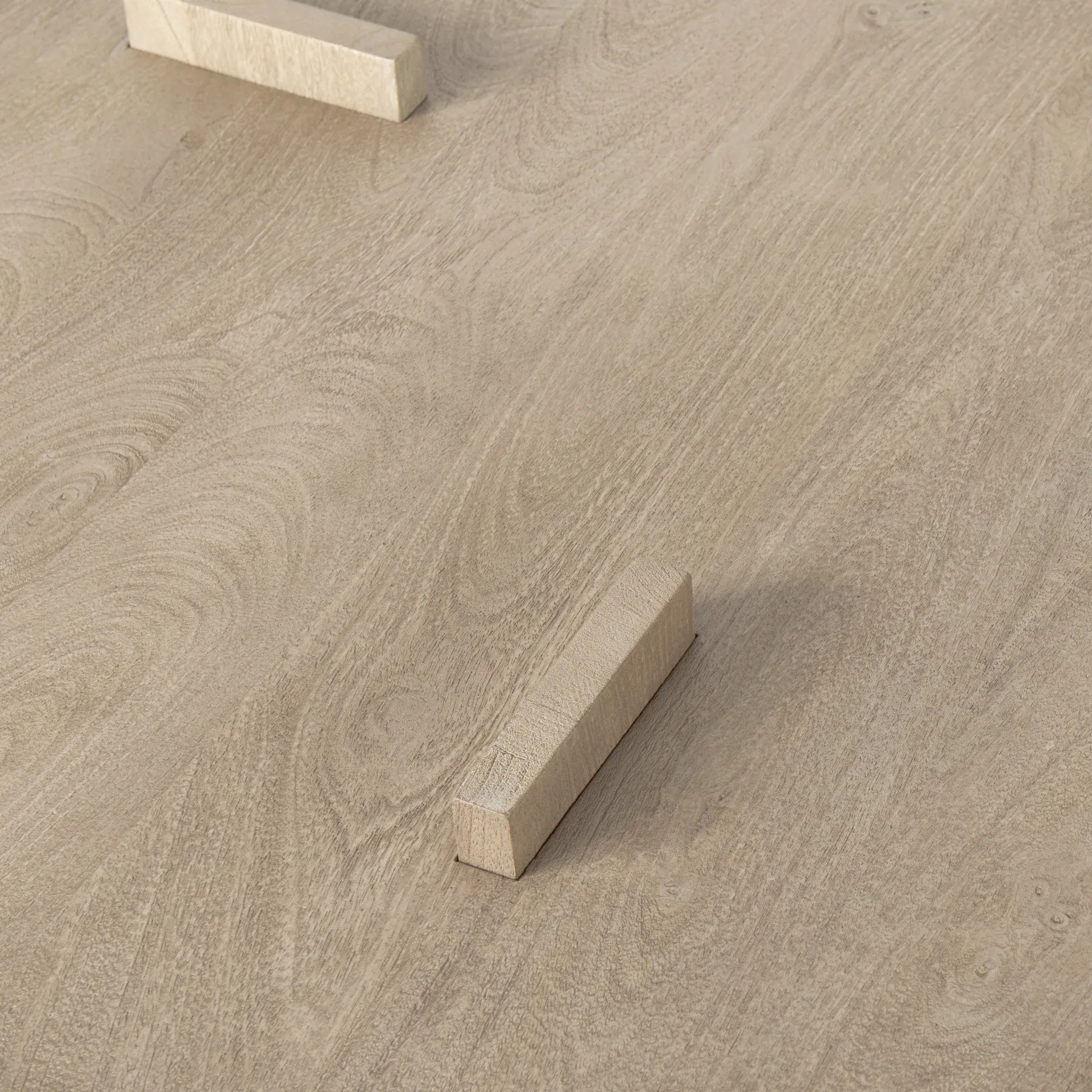 Aida Contemporary Coffee Table - Unique Mango Wood Design with Sturdy Legs for Modern Living Spaces
