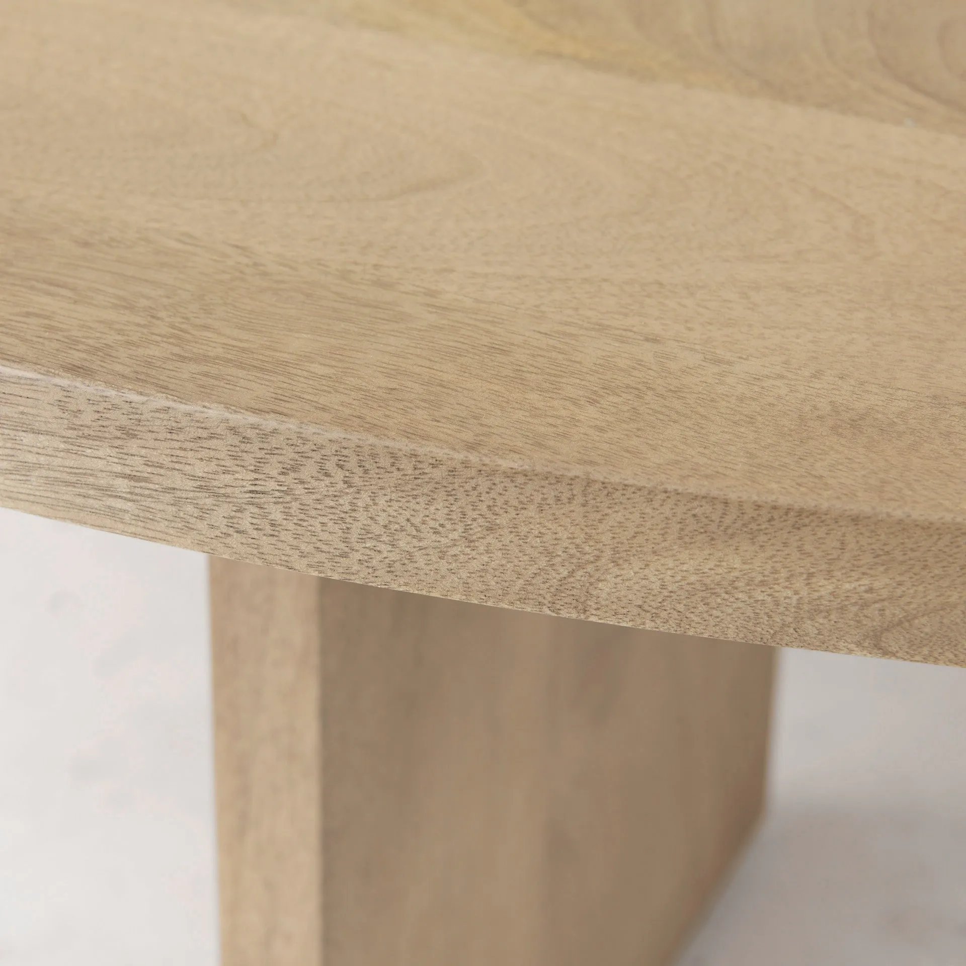 Aida Contemporary Coffee Table - Unique Mango Wood Design with Sturdy Legs for Modern Living Spaces