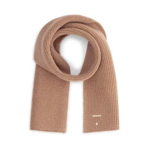 Baby Knitted Scarf, Biscuit