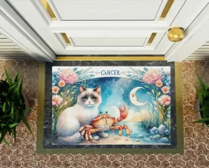 Cancer Zodiac - Cat Lover - Indoor/Outdoor Rug