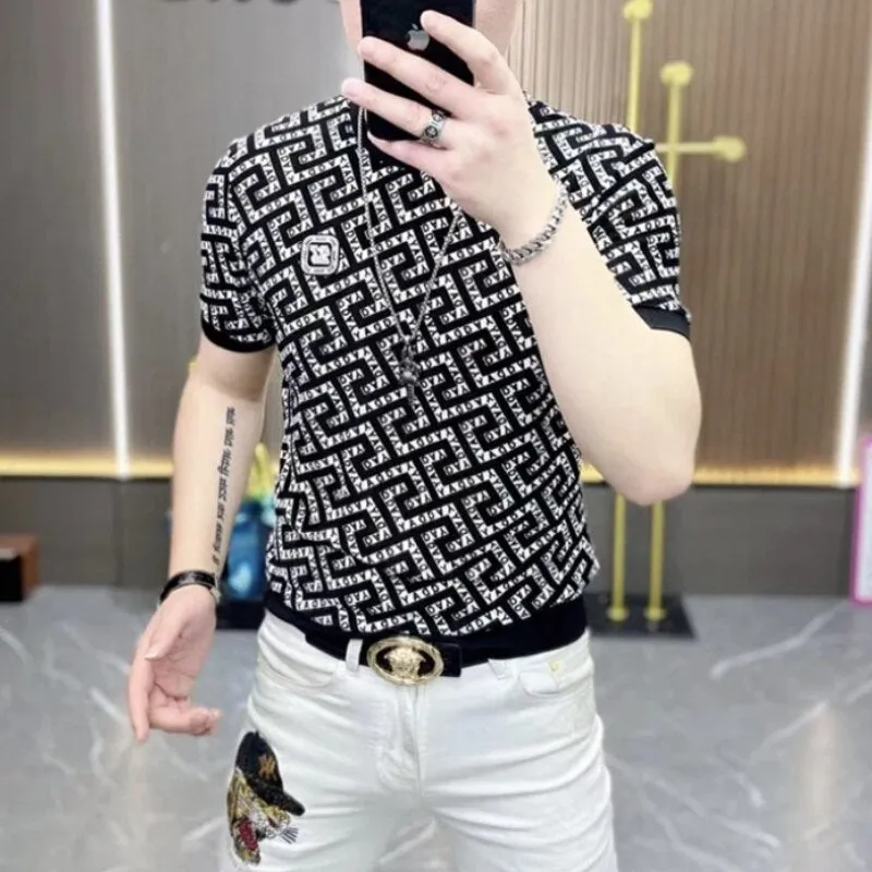 Casual Summer Geometric T-Shirt
