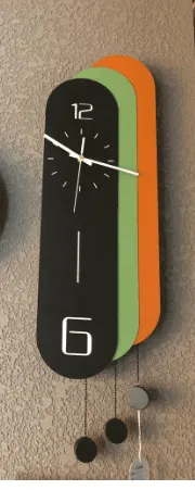 Color Carousel LED Light Wall Clock (7712)