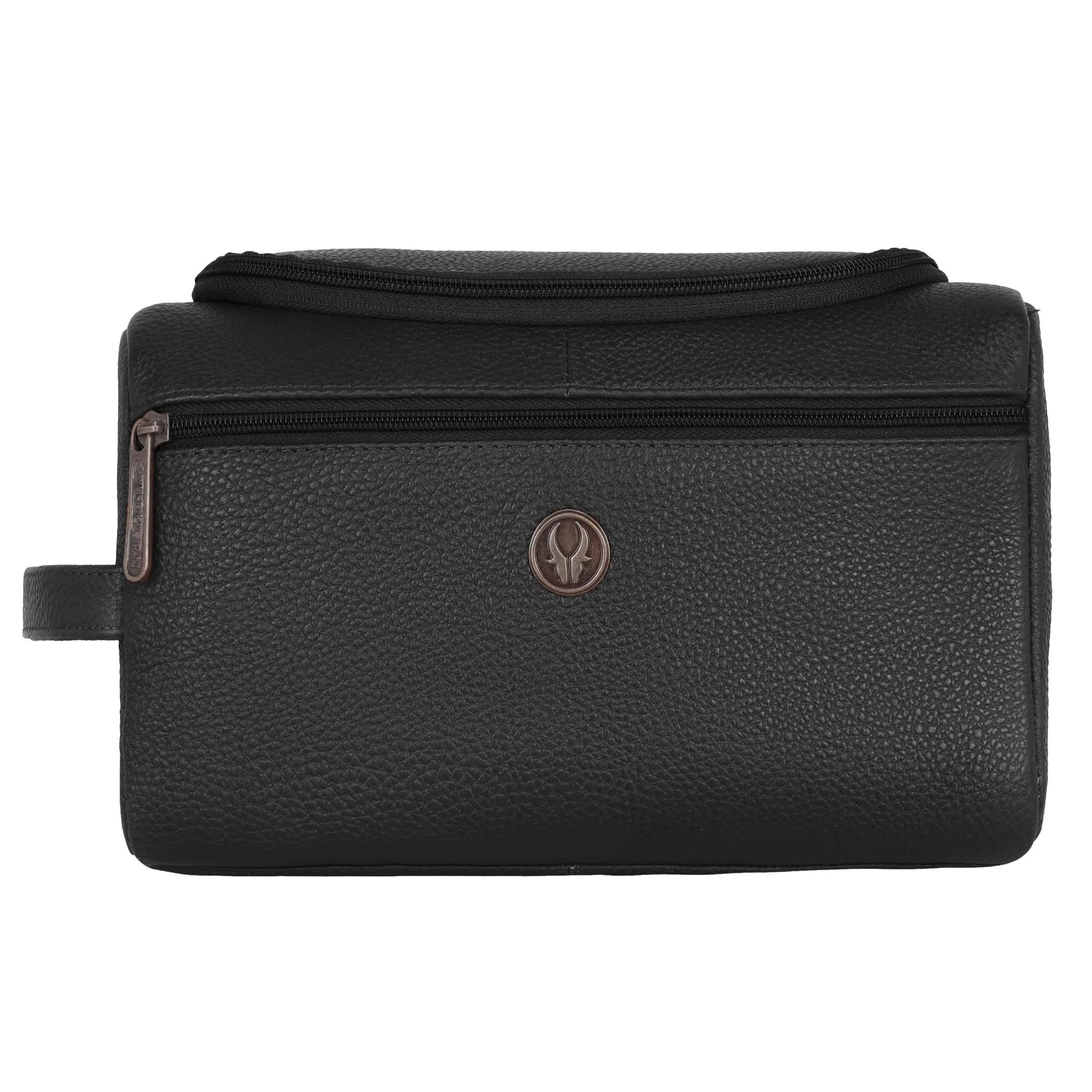 DELTA Leather Toiletry Bag For Men & Women