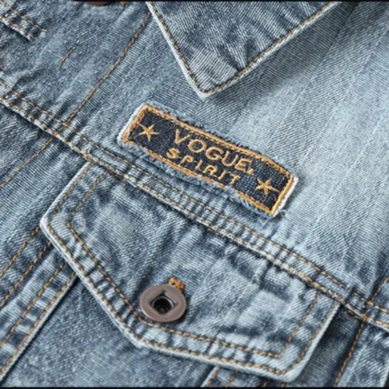 Denim Multiple Pockets Vest