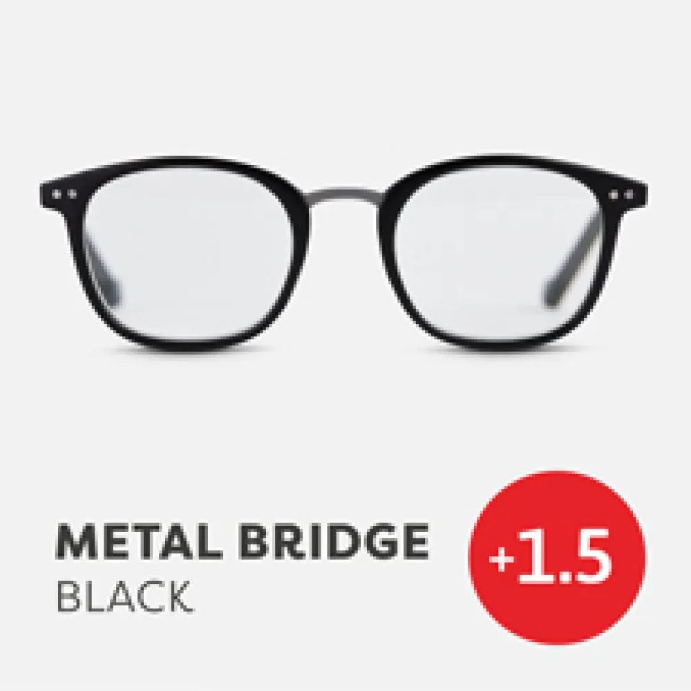 Easy Readers Black Metal Bridge -  1.5