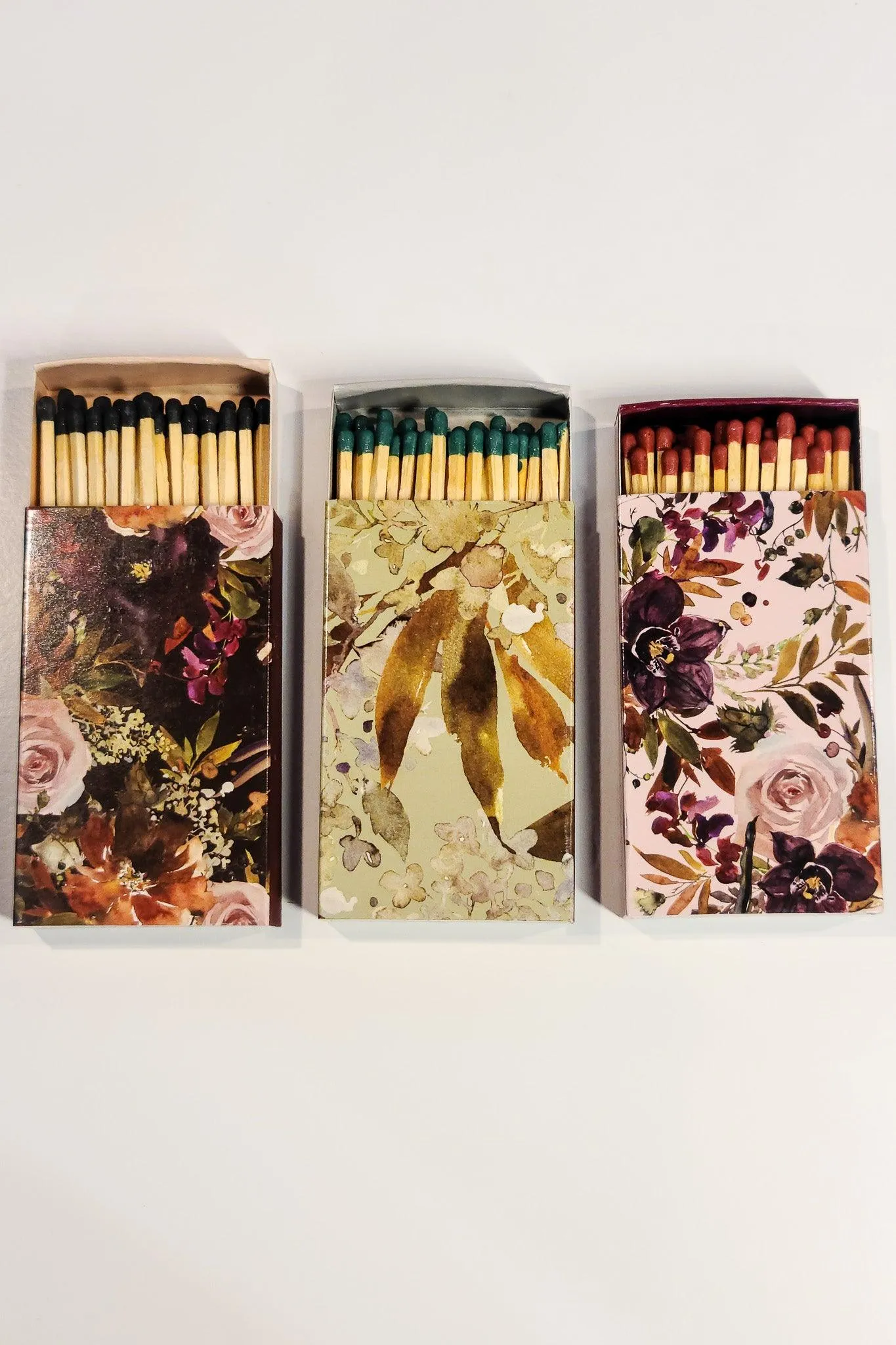 Floral Matchboxes