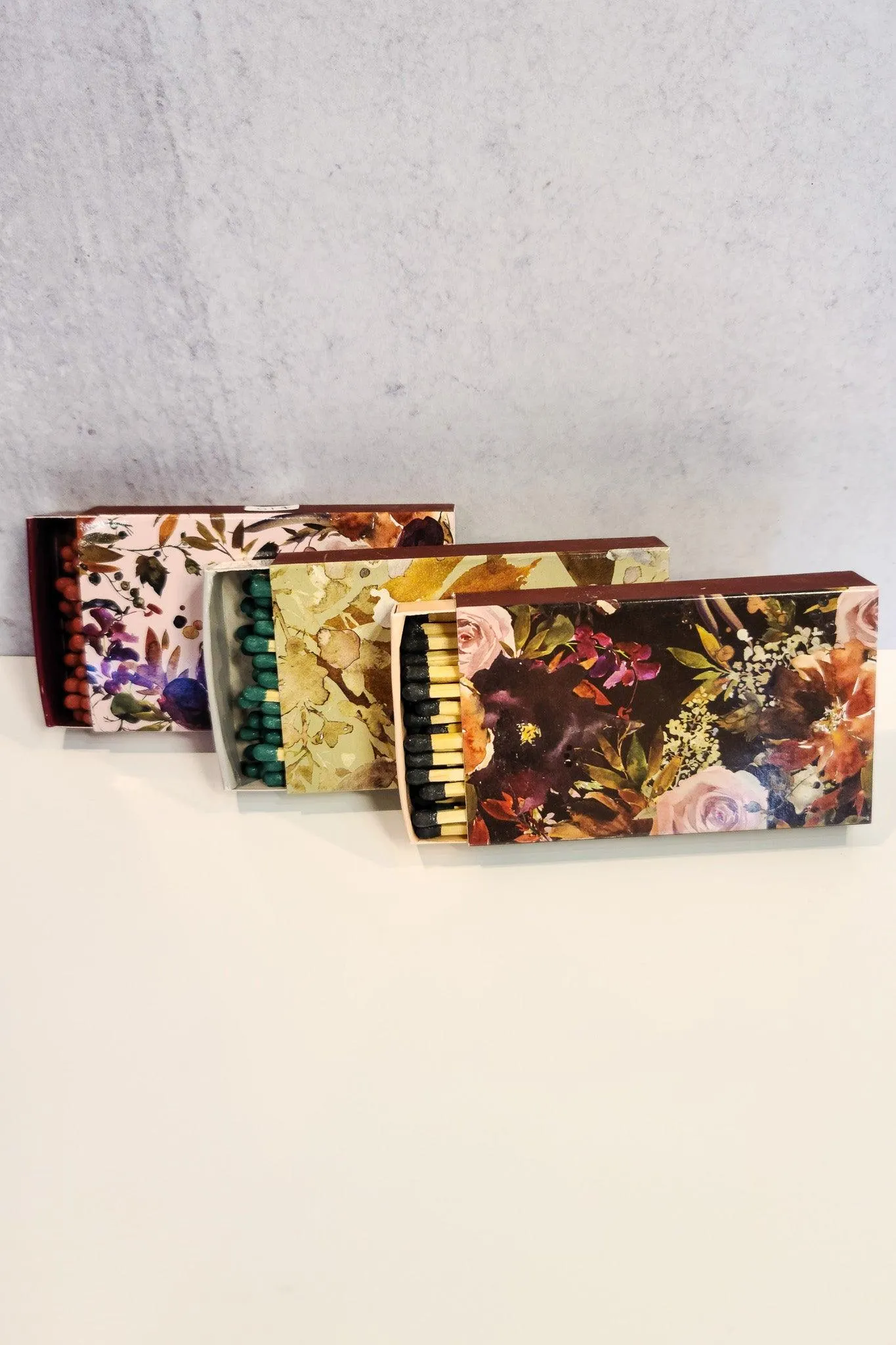 Floral Matchboxes