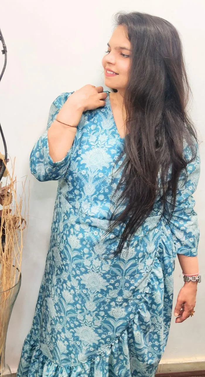 Floral Printed Maxi Dress