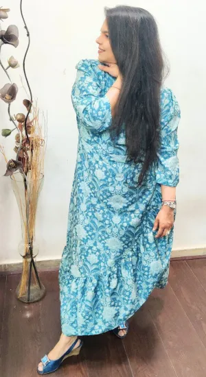 Floral Printed Maxi Dress