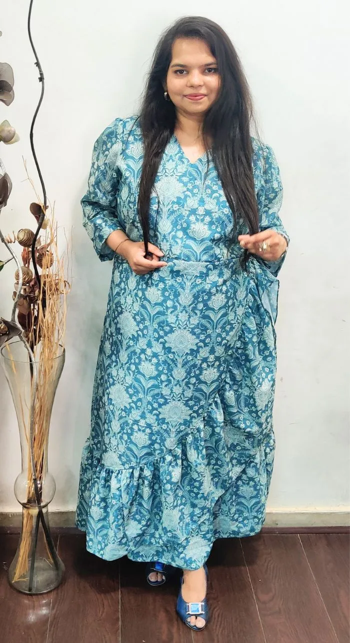 Floral Printed Maxi Dress