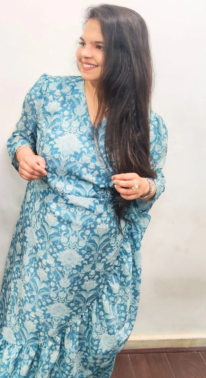 Floral Printed Maxi Dress