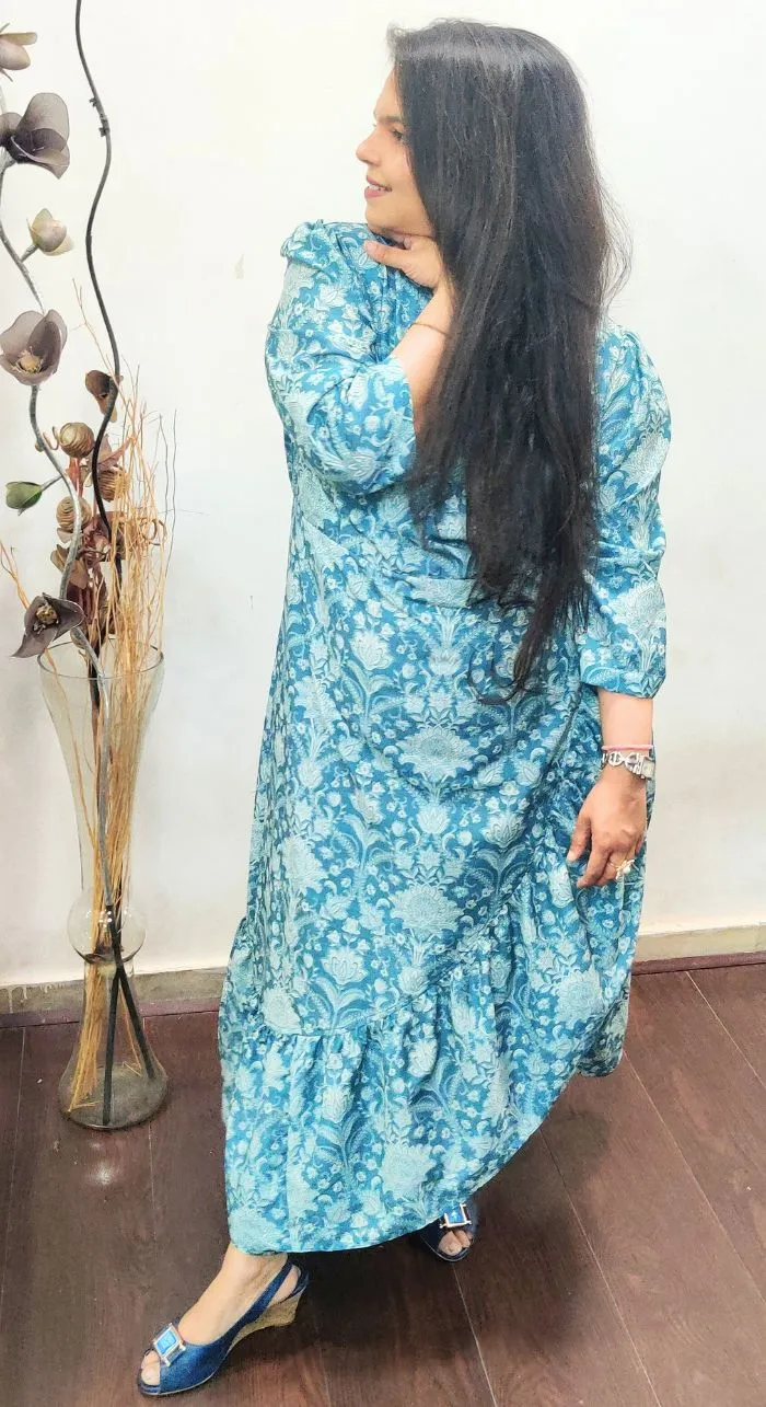 Floral Printed Maxi Dress