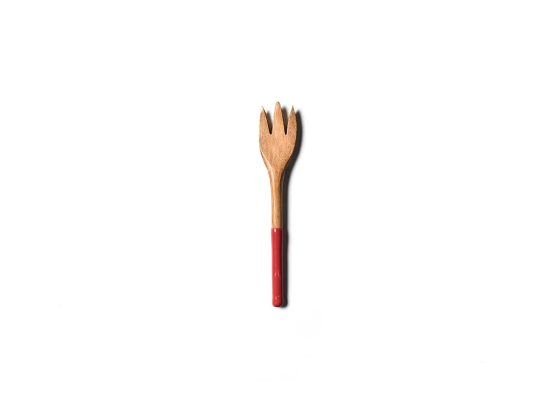 Fundamental Red Wood Appetizer Fork