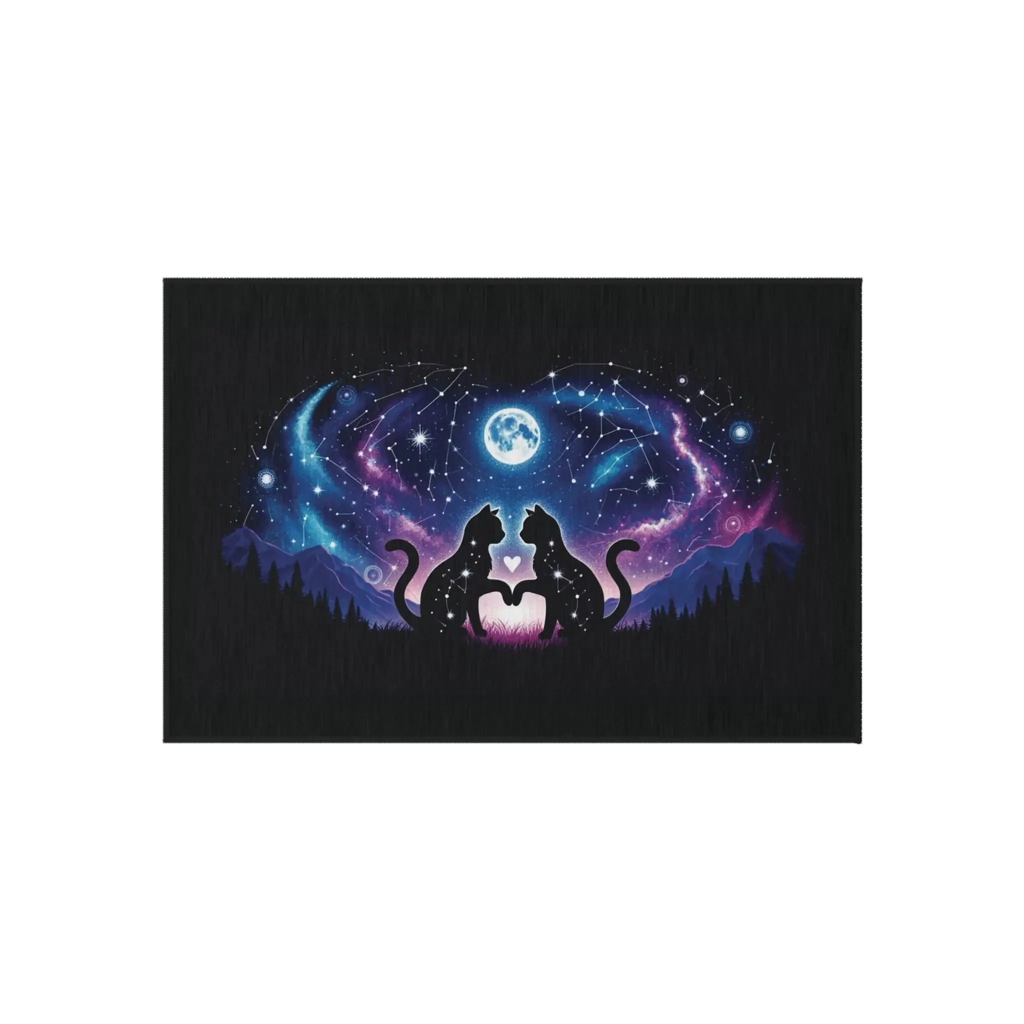 Galaxy Cat Lovers - Indoor/Outdoor Rug