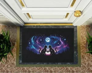 Galaxy Cat Lovers - Indoor/Outdoor Rug