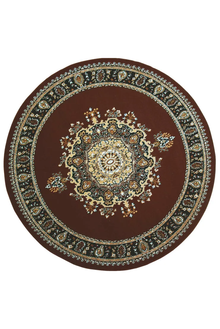 Gino Traditional Rug - 123 Brown
