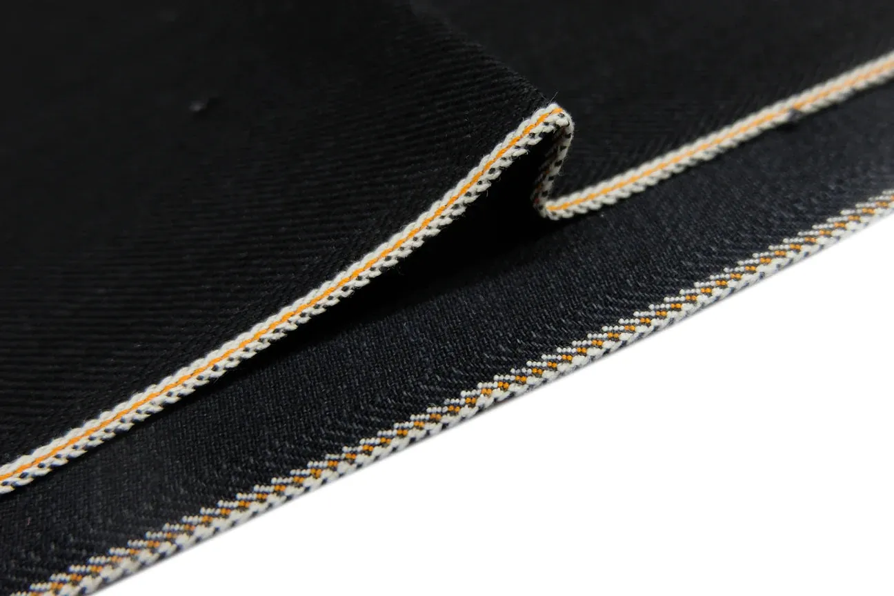 HEAVY DOUBLE BLACK ORANGE SELVEDGE ID*