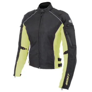 Joe Rocket Ladies Turbulent Textile Jacket Black/Hi-Viz