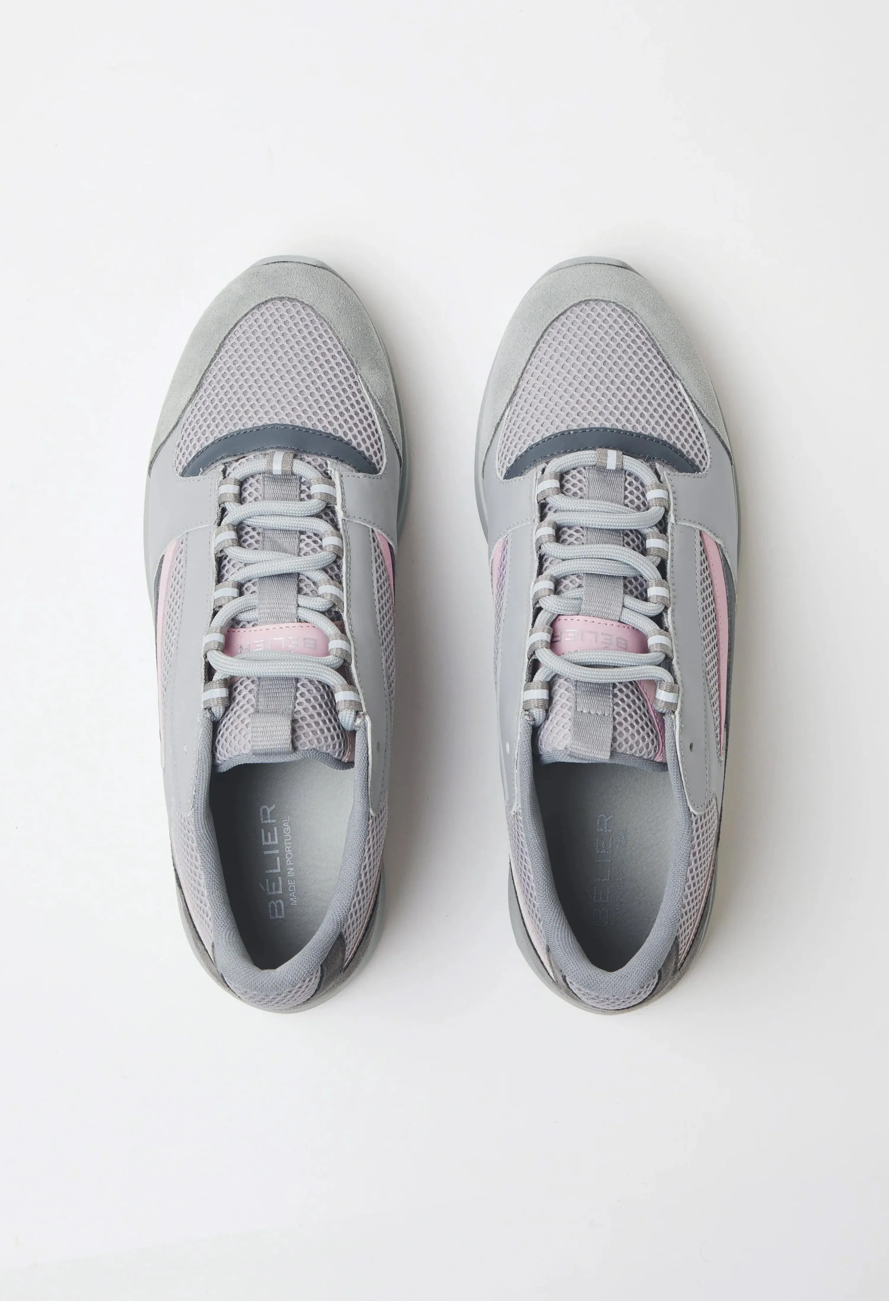 Men's Belier Grey/Pink Sports Lux Runner