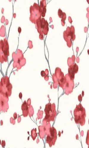 Modern Motifs Minimalist Flowers Wallpaper NA3105