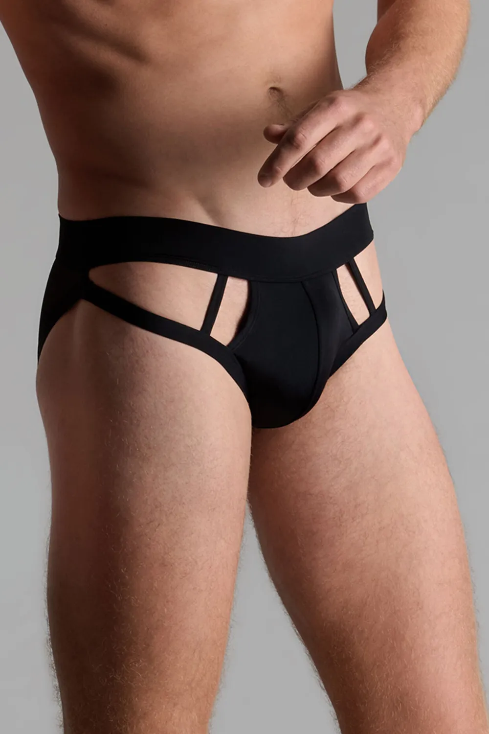 Pure Tentation Men's Brief Black