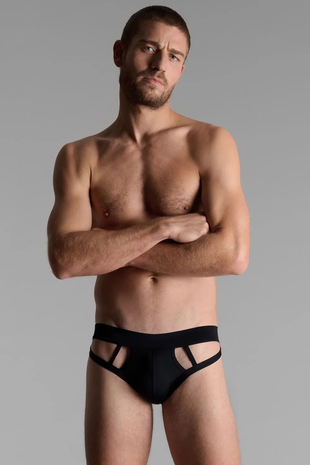Pure Tentation Men's Brief Black