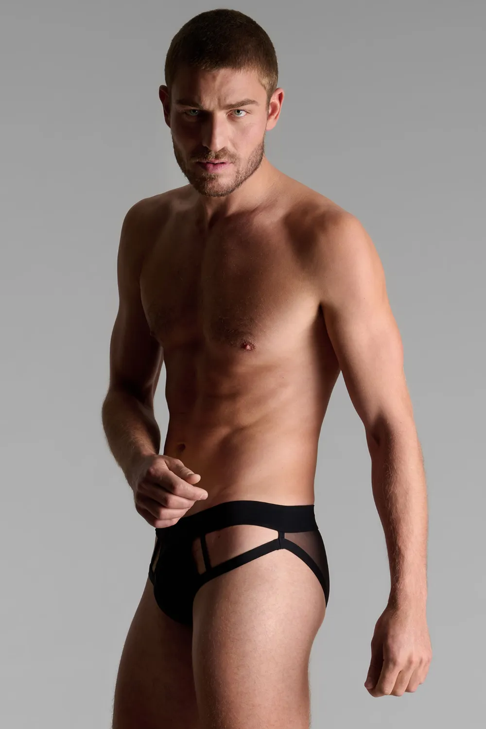 Pure Tentation Men's Brief Black