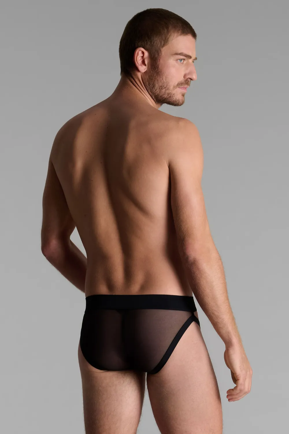 Pure Tentation Men's Brief Black