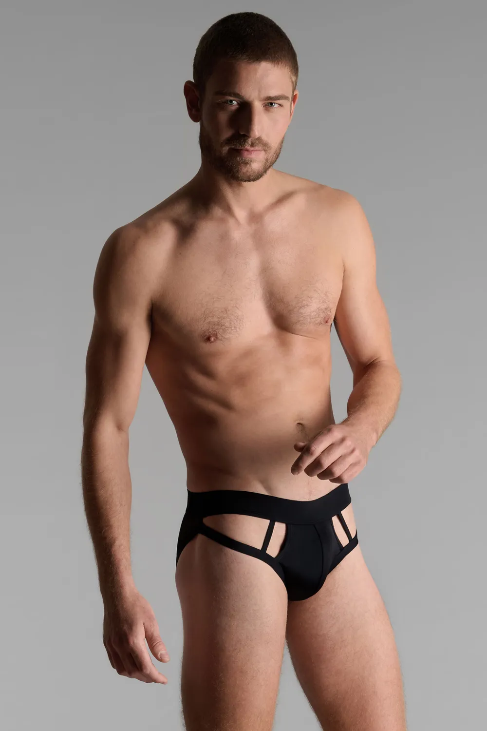 Pure Tentation Men's Brief Black