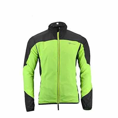 Reflective Breathable Cycling Long Sleeve Wind Coat Windproof Quick Dry Jacket
