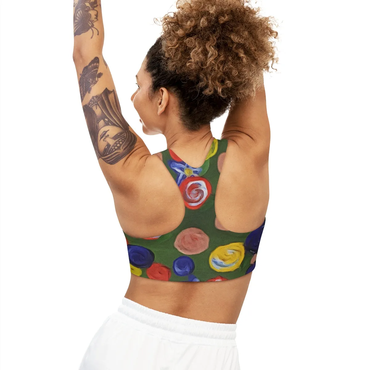 Seamless Sports Bra (AOP) - Stylish and Supportive | Shop Now