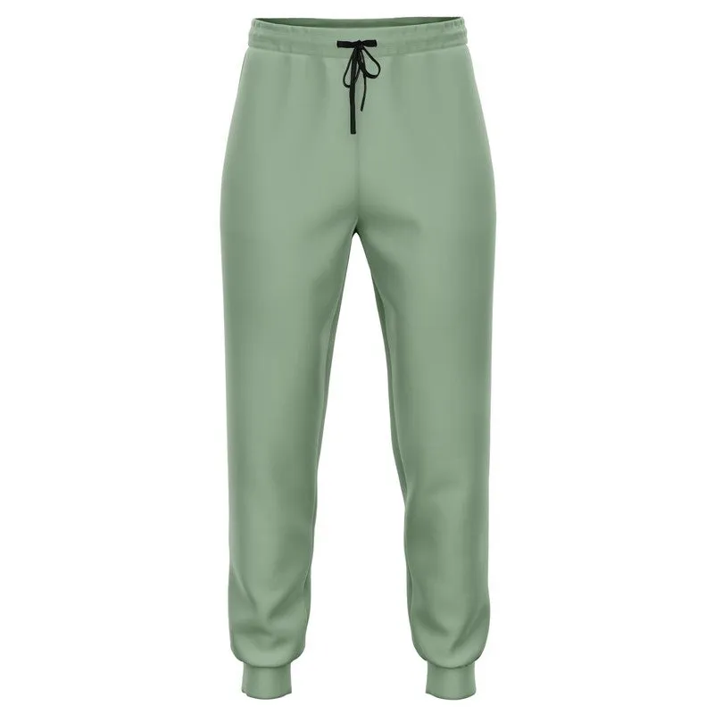 Shaded Pale Pastel Green Gray Joggers | Unisex | with PLUS sizes | C22M0Y30K30