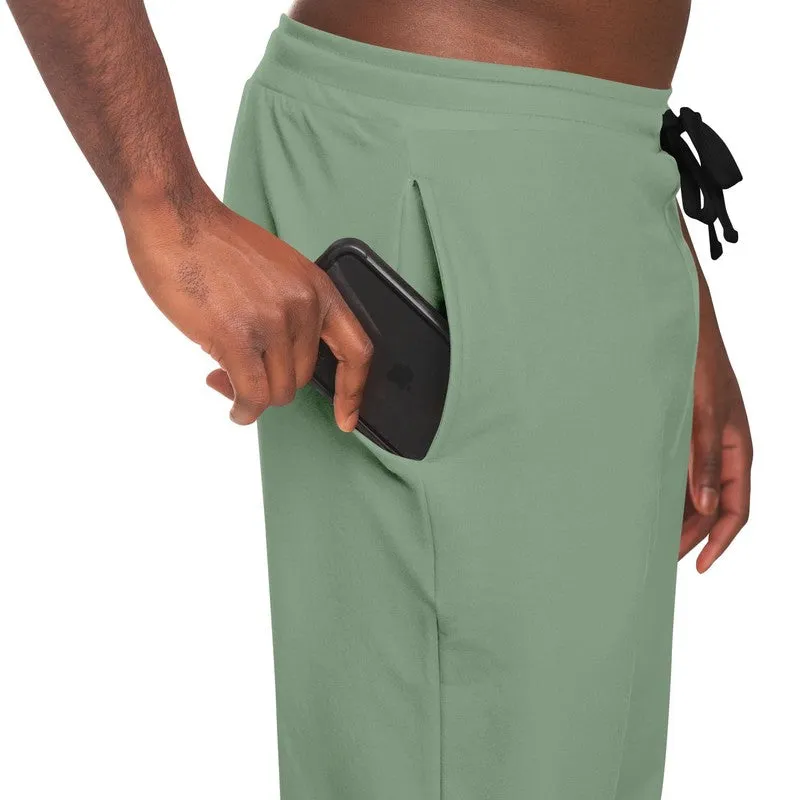 Shaded Pale Pastel Green Gray Joggers | Unisex | with PLUS sizes | C22M0Y30K30