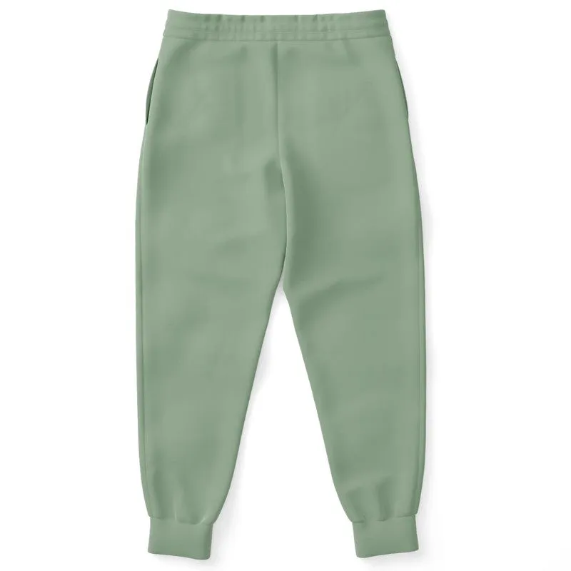Shaded Pale Pastel Green Gray Joggers | Unisex | with PLUS sizes | C22M0Y30K30