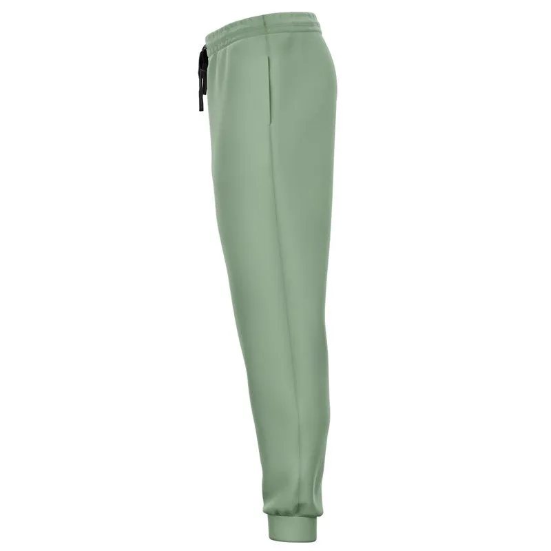 Shaded Pale Pastel Green Gray Joggers | Unisex | with PLUS sizes | C22M0Y30K30