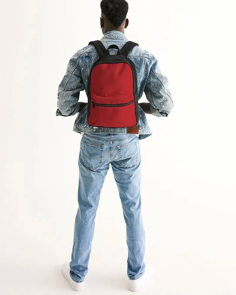 Shaded Red Canvas Backpack | C0M100Y100K30